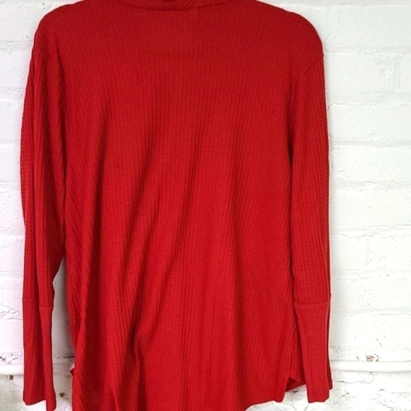 Style and Company XXL Waffle Top Red - Picture 5 of 5